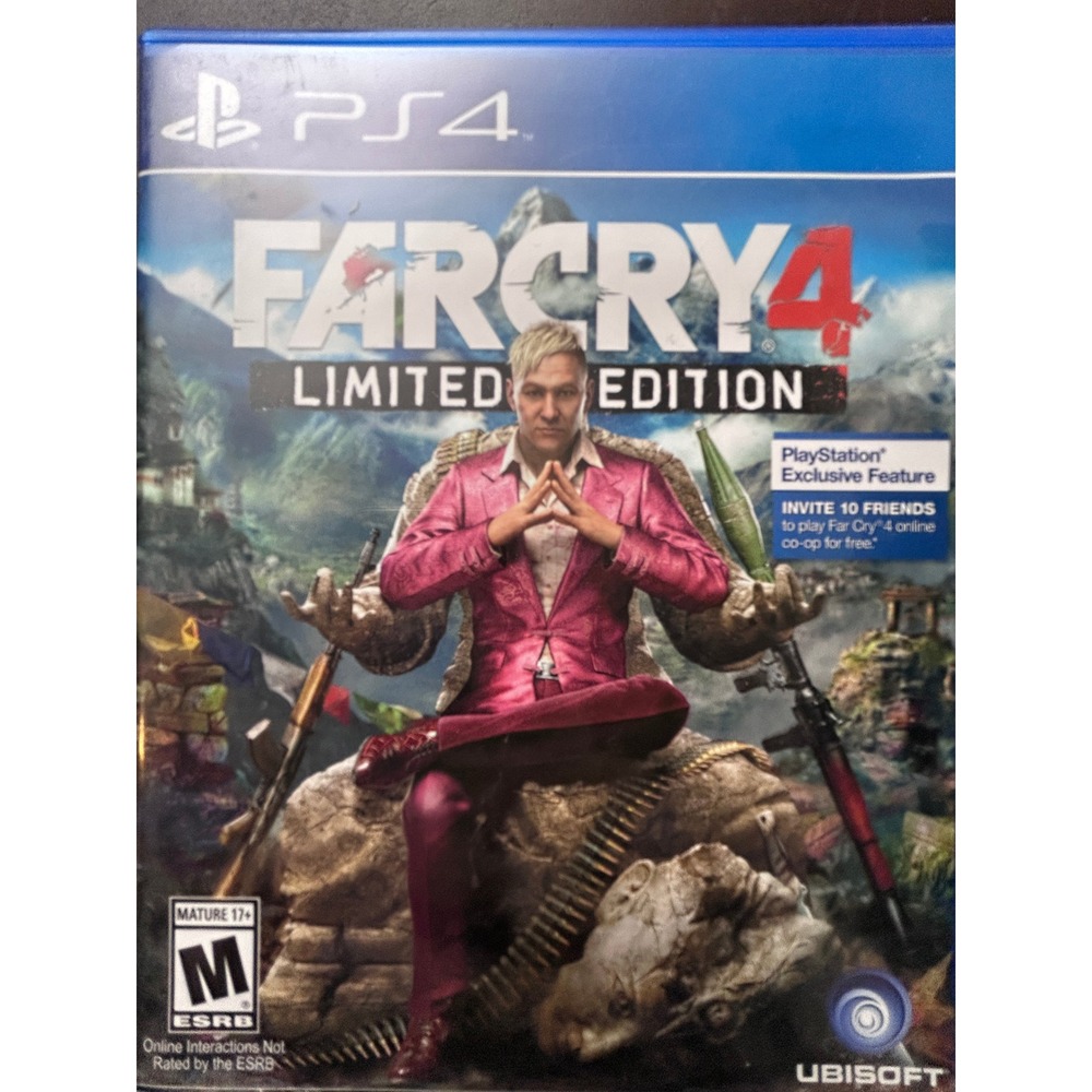 Far Cry 4 Limited Edition PS4 PlayStation 4 Ubisoft Action Shooter Game